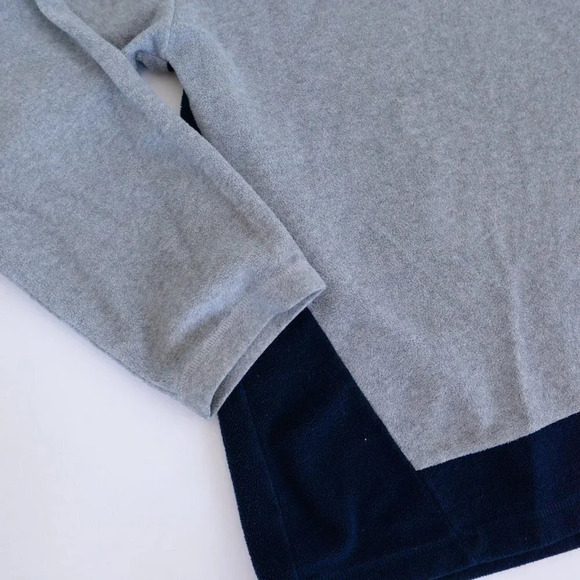 Tommy Hilfiger Vintage Y2K Blue & Grey V-Neck Sweater ~XLarge - Picture 8 of 11